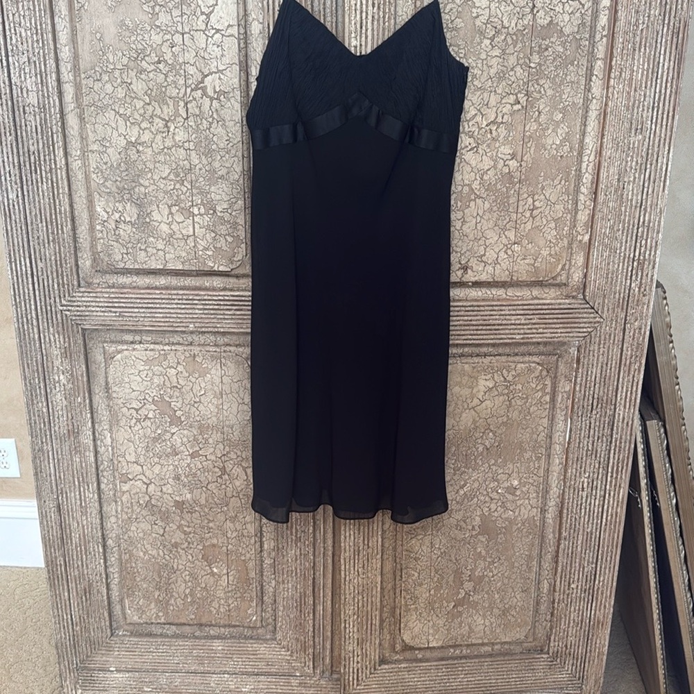 LOFT Black Textured Dress